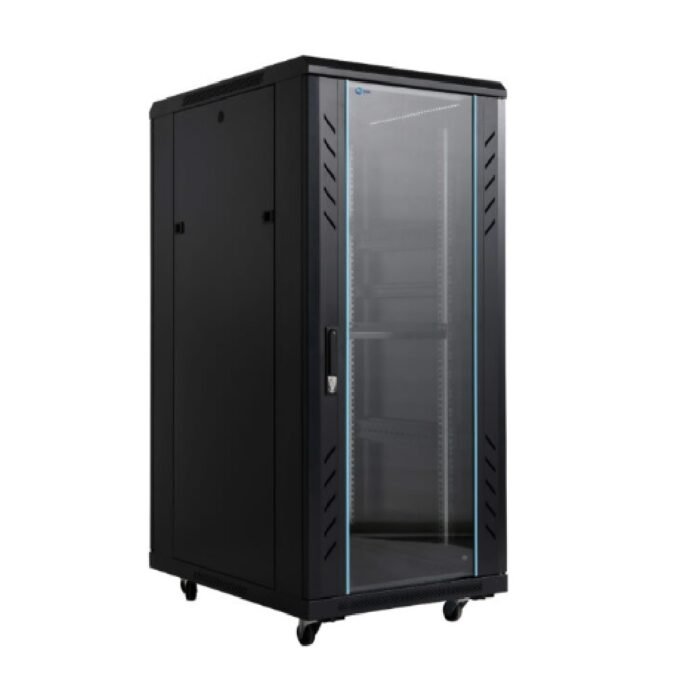 ️ Gabinete 22RU LT USA Puerta Vidrio Trasera Microperforada