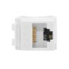 Jack RJ45 Linkbasic Cat6 Blanco JKA09-UC6-WH