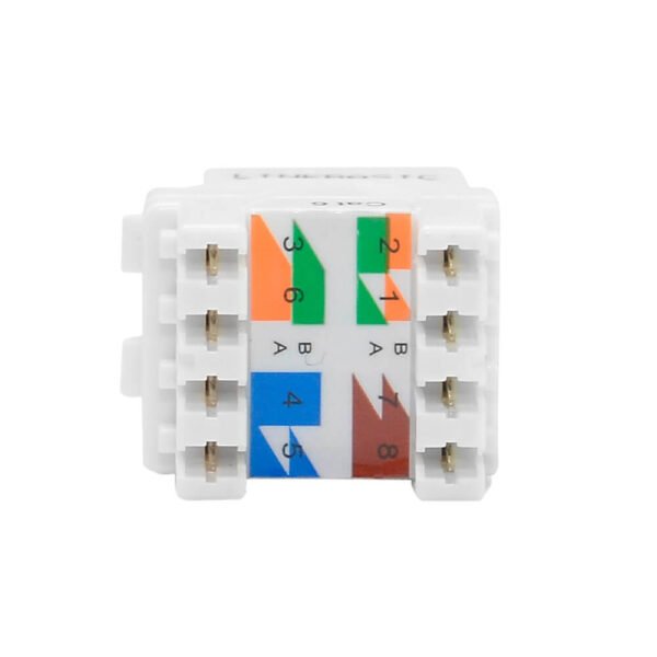 Jack RJ45 Linkbasic Cat6 Blanco JKA09-UC6-WH