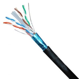 Rollo de Cable FUTP Dixon Cat6 Exteriores CCA Negro 3067