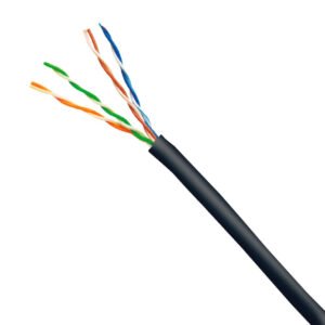 Rollo de Cable UTP Dixon Cat5e Negro Exteriores 7061-2