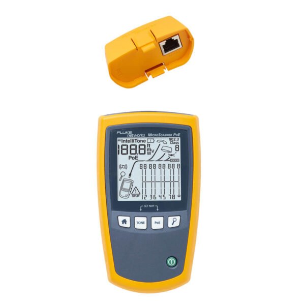 Verificador de Cable de Red Fluke MicroScanner MS-POE-KIT