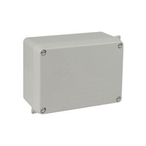 Caja de Pase Rectangular Sin Conos Gris | 155x110x63mm
