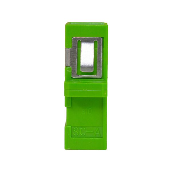 Acoplador Fibra Optica SC/APC Simplex Monomodo Verde - OPFIBRA ADSCA-SX