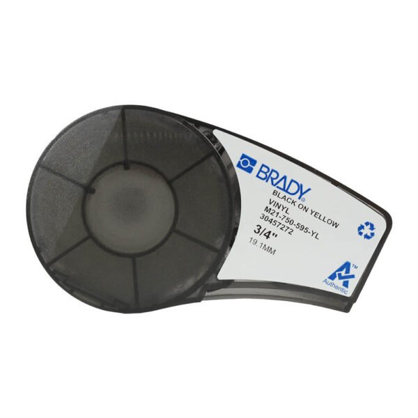 Cinta de Etiquetas para Rotuladora Brady M21-750-595-YL Vinilo Amarillo