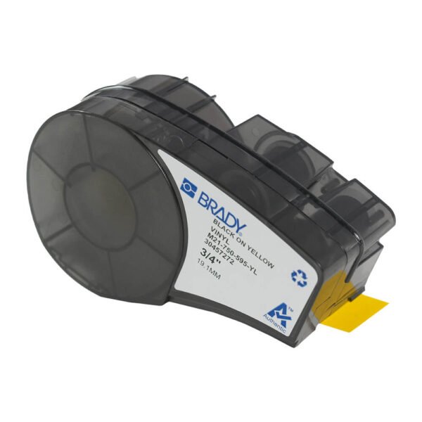 Cinta de Etiquetas para Rotuladora Brady M21-750-595-YL Vinilo Amarillo