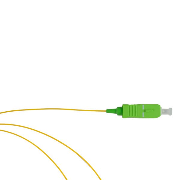 Pigtail Fibra Óptica OPFIBRA SC/APC Simplex Monomodo 9/125 G.657A2 1m LSZH