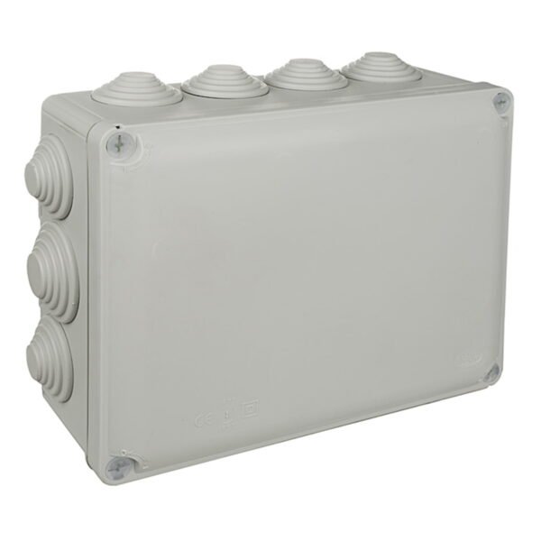 Caja de Pase de Superficie 230x180x88mm LSZH con Paredes Lisas