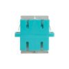 Acoplador Fibra Óptica SC Duplex Multimodo OM3 Aqua - OPFIBRA