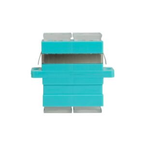 Acoplador Fibra Óptica SC Duplex Multimodo OM3 Aqua - OPFIBRA