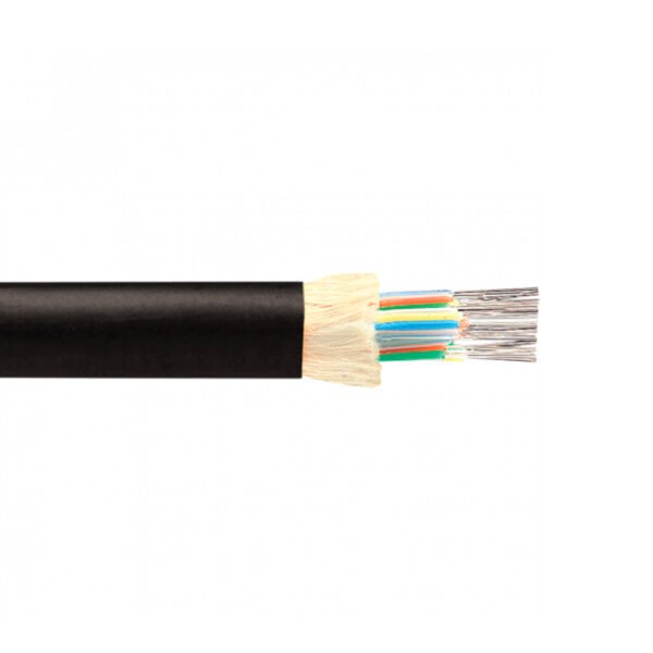 Cable Fibra Óptica OM4 12 Fibras OPTRAL CDG Multimodo LSZH Negro (Venta por Metros)