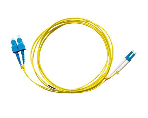 Patch Cord Fibra Óptica LC/UPC a SC/UPC Monomodo Duplex 3m LSZH OPFIBRA