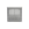 Rejilla de ventilación con filtro para Ventiladores JASON FAN 148 x148mm Ral7035 JK6622