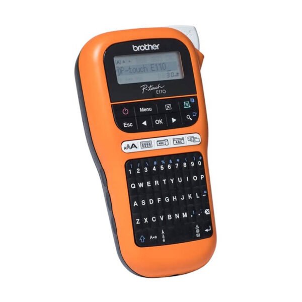 Rotuladora Brother P-Touch PT-E110 Industrial Portátil con Maletín