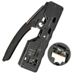 Crimpadora Pasante Profesional de Metal Pass Through para RJ12 y RJ45 Oem HT-7088