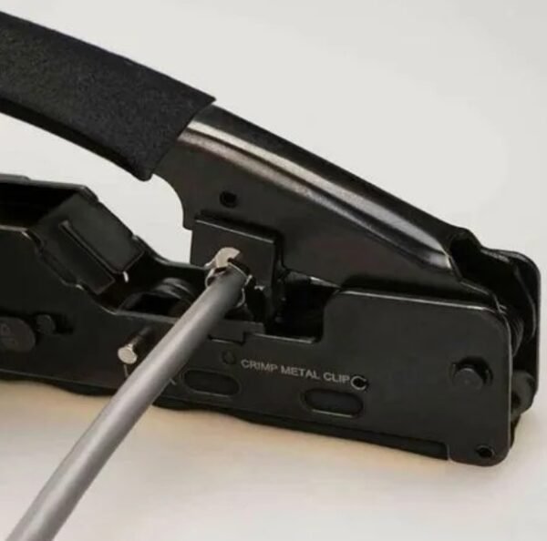 Crimpadora Pasante Profesional de Metal Pass Through para RJ12 y RJ45 Oem HT-7088