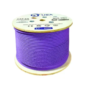 Cable de Red Apantallado F/UTP Cat 6A LT USA 10 Gbps LSFRZH Cobre puro Sólido LT-600