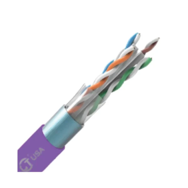Cable de Red Apantallado F/UTP Cat 6A LT USA 10 Gbps LSFRZH Cobre puro Sólido LT-600