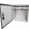Gabinete para Exterior 14RU abrazaderas para tubos cuadrados 65x60x50 IP65