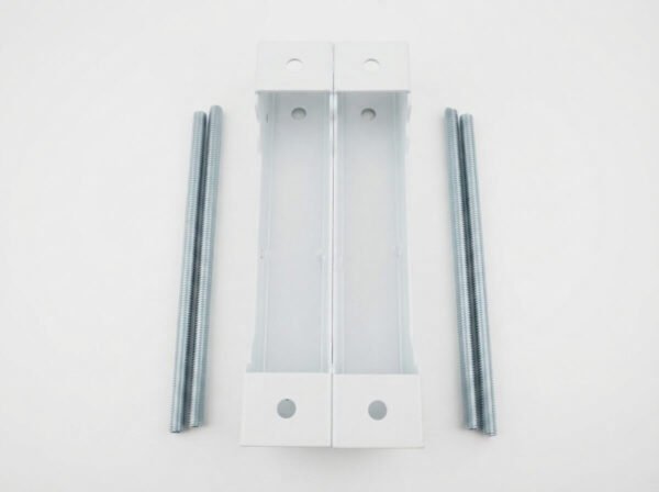 Gabinete para Exterior 14RU abrazaderas para tubos cuadrados 65x60x50 IP65