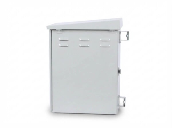 Gabinete para Exterior 14RU abrazaderas para tubos cuadrados 65x60x50 IP65