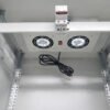 Gabinete para Exterior 14RU abrazaderas para tubos cuadrados 65x60x50 IP65