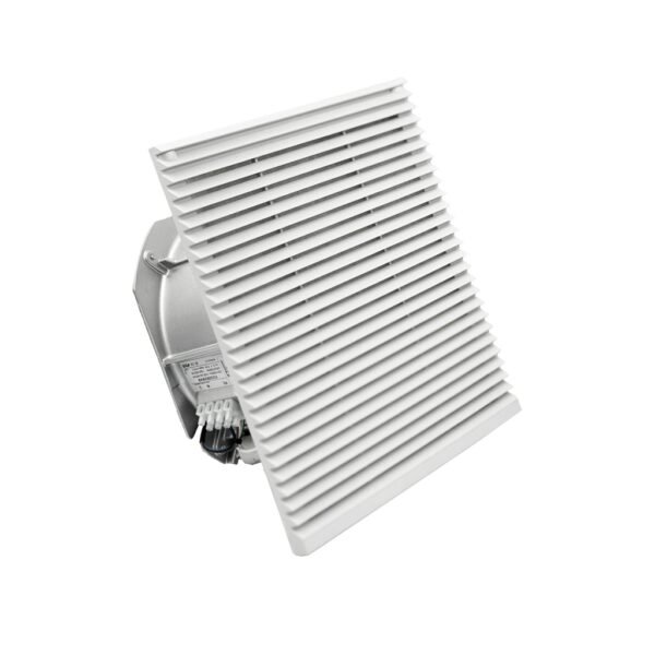 Ventilador Axial con Rejilla y Filtro JASONFAN 324x324x145mm Ral 7035 IP54 FJK6626DM230